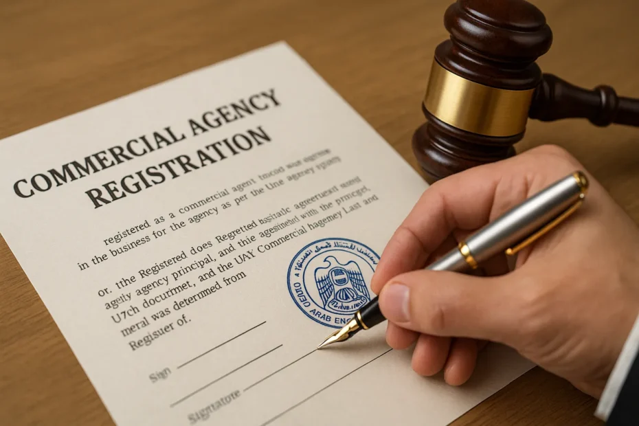 إجراءات تسجيل الوكالات التجارية