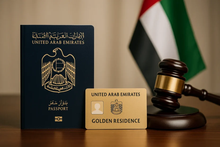 الفرق بين الجنسية والإقامة الذهبية في الإمارات