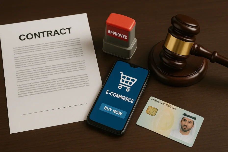 كيف تتم إجراءات التنفيذ والتحكيم في عقود التجارة الإلكترونية بالإمارات