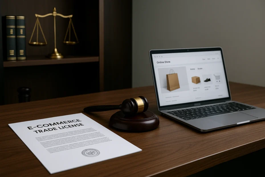 الدليل القانوني لتراخيص التجارة الإلكترونية في الإمارات